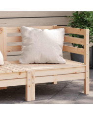 Canapé d'angle de jardin bois de pin massif | Mobilier & Déco