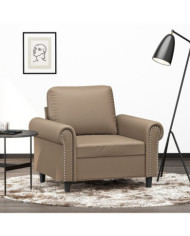 Fauteuil Cappuccino 60 cm Similicuir | Mobilier & Déco