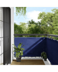 Écran de balcon bleu 90x700 cm 100% polyester oxford | Mobilier & Déco