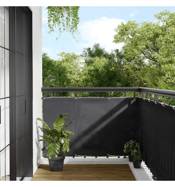 Écran de balcon anthracite 90x700 cm 100% polyester oxford | Mobilier & Déco