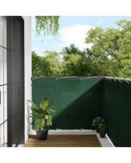Écran de balcon vert foncé 120x800 cm 100% polyester oxford | Mobilier & Déco