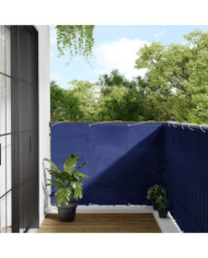 Écran de balcon bleu 120x800 cm 100% polyester oxford | Mobilier & Déco