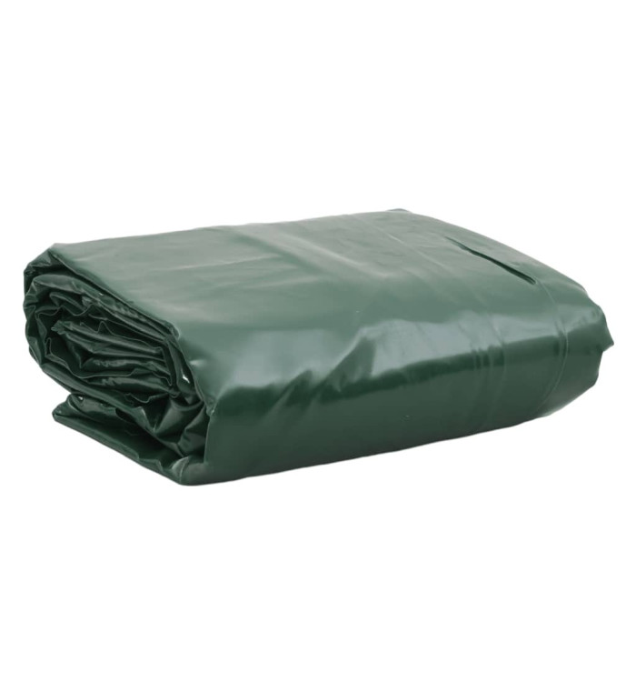 Bâche vert 1,5x2,5 m 650 g/m² | Mobilier & Déco