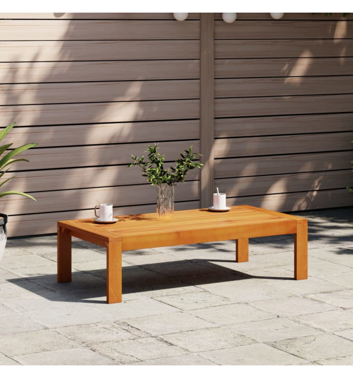 Table de jardin 100x50x27 cm bois d'acacia solide | Mobilier & Déco