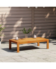 Table de jardin 100x50x27 cm bois d'acacia solide | Mobilier & Déco