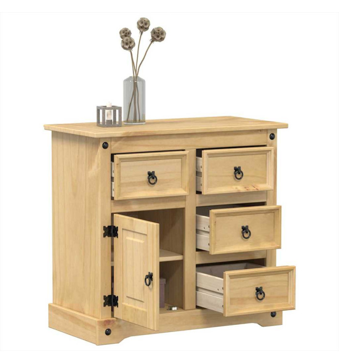 Buffet Corona 80x40x75 cm bois massif de pin | Mobilier & Déco