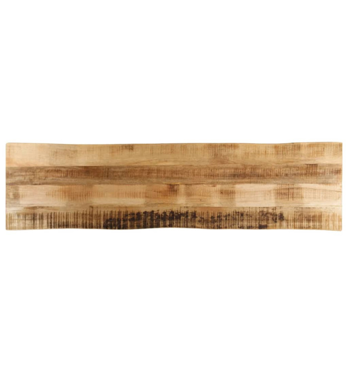 Dessus de table bord vivant 160x40x2,5 cm bois de manguier brut | Mobilier & Déco