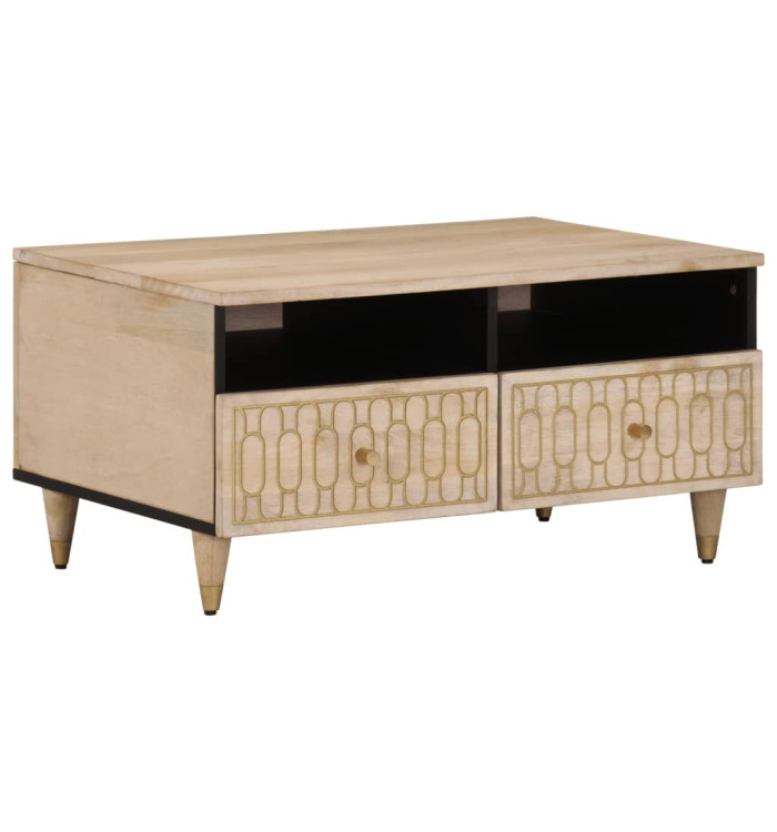 Table basse 80x54x40 cm bois de manguier massif | Mobilier & Déco