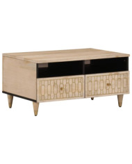 Table basse 80x54x40 cm bois de manguier massif | Mobilier & Déco