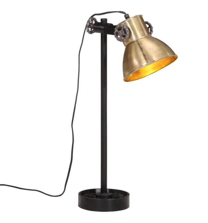 Lampe de bureau 25 W laiton antique 15x15x55 cm E27 | Mobilier & Déco