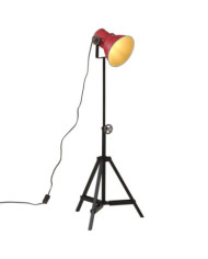 Lampadaire 25 W rouge délavé 35x35x65/95 cm E27 | Mobilier & Déco