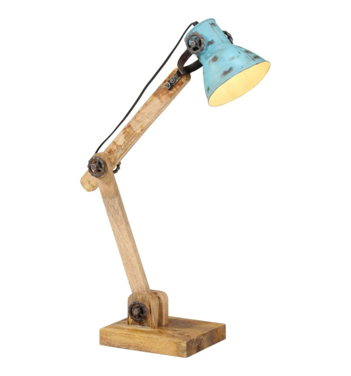 Lampe de bureau 25 W bleu délavé 23x18x96 cm E27 | Mobilier & Déco