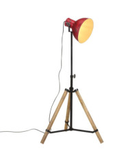 Lampadaire 25 W rouge délavé 75x75x90-150 cm E27 | Mobilier & Déco