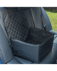 Siège de voiture pour chien noir 45x45x25/55 cm | Mobilier & Déco