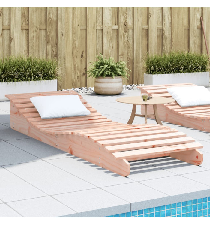 Chaise longue 205x70x31,5 cm bois massif de douglas | Mobilier & Déco
