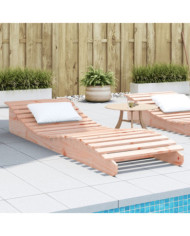 Chaise longue 205x70x31,5 cm bois massif de douglas | Mobilier & Déco