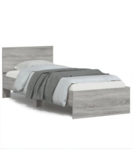 Cadre de lit sans matelas avec lumières LED 75x190 cm | Mobilier & Déco
