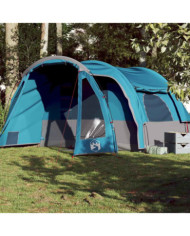 Tente familiale 6 personnes bleu imperméable | Mobilier & Déco