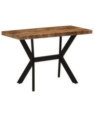 Table à manger 110x55x75 cm bois de manguier massif | Mobilier & Déco