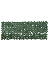 Écran de balcon avec feuilles vert foncé 200x75 cm | Mobilier & Déco