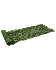 Écran de balcon avec feuilles vert foncé 200x75 cm | Mobilier & Déco