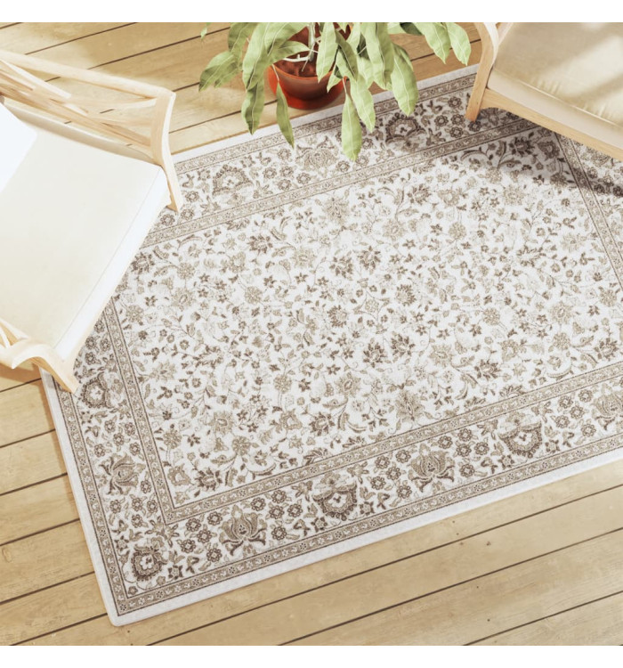 Tapis intérieur extérieur à poils courts 120x180cm antidérapant | Mobilier & Déco