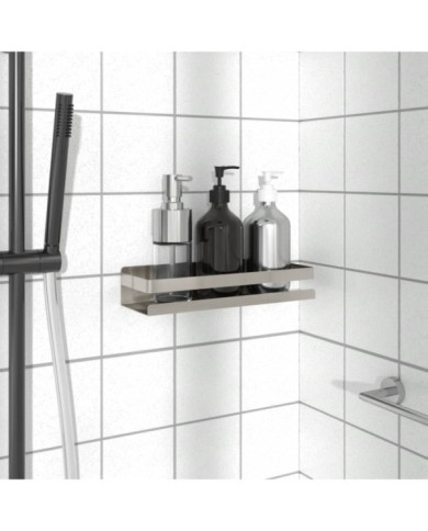 Étagère de douche 30x10x6 cm acier inoxydable 304 brossé | Mobilier & Déco
