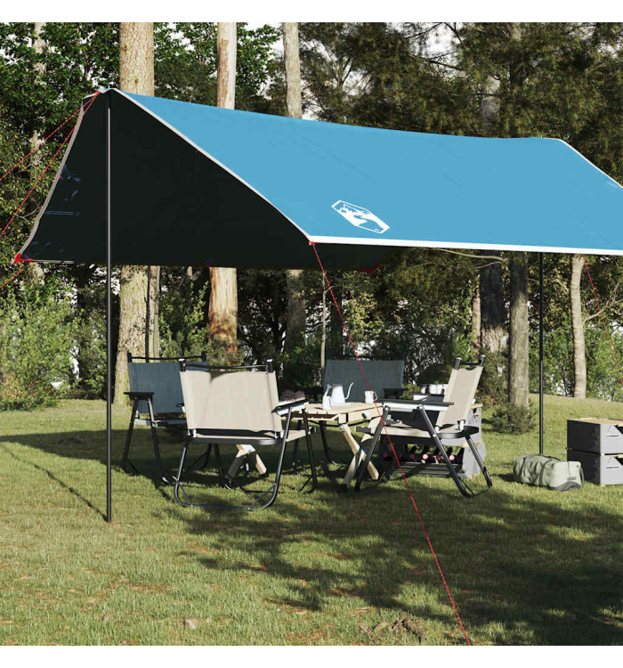 Bâche de camping bleu 430x380x210 cm imperméable | Mobilier & Déco