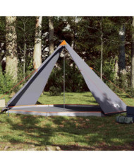 Tente familiale tipi 8 personnes gris et orange imperméable | Mobilier & Déco