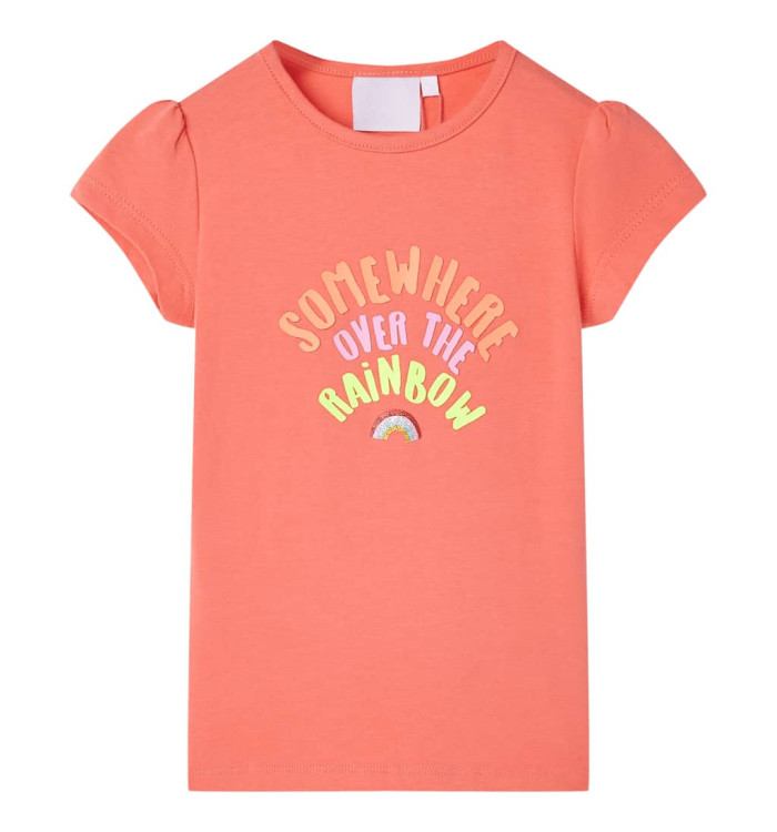 T-shirt pour enfants corail 116 | Mobilier & Déco