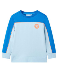 Sweatshirt pour enfants bleu vif et bleu clair 104 | Mobilier & Déco
