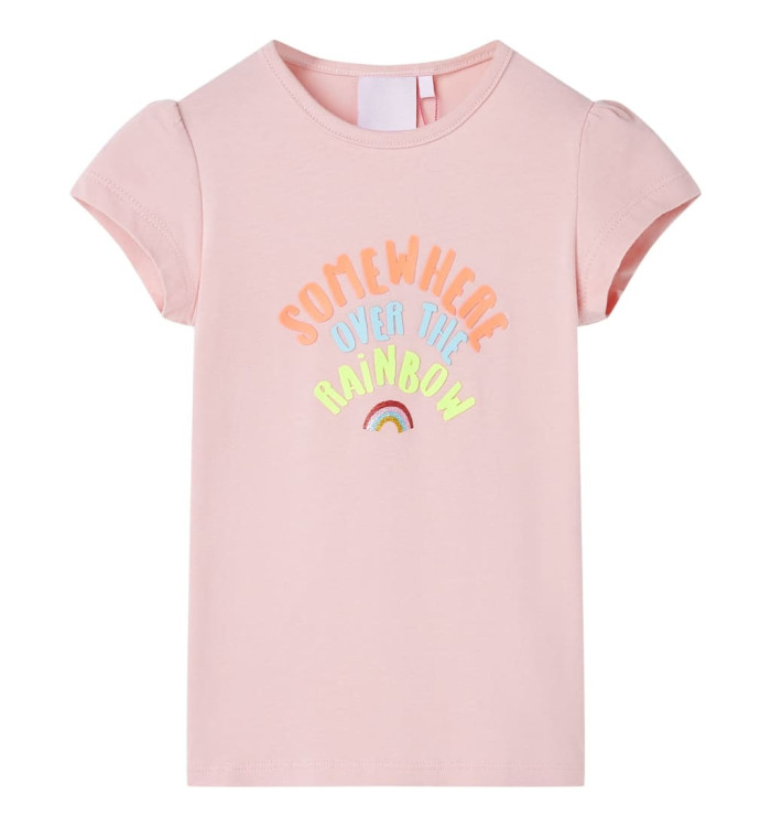 T-shirt pour enfants rose clair 92 | Mobilier & Déco