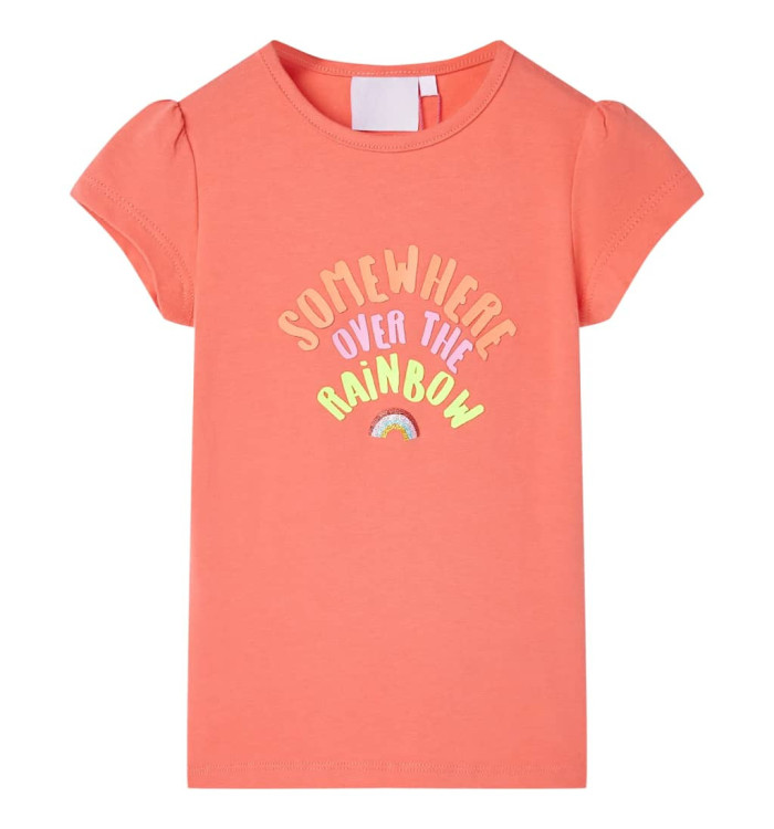 T-shirt pour enfants corail 140 | Mobilier & Déco