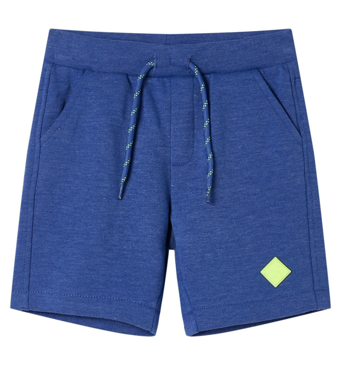 Short pour enfants à cordon de serrage mélange bleu 140 | Mobilier & Déco