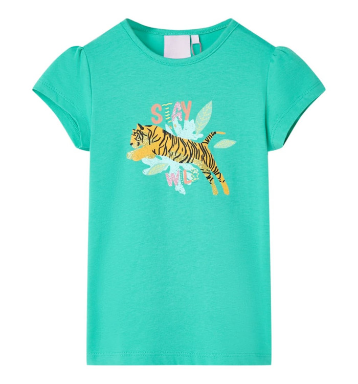 T-shirt pour enfants menthe 128 | Mobilier & Déco