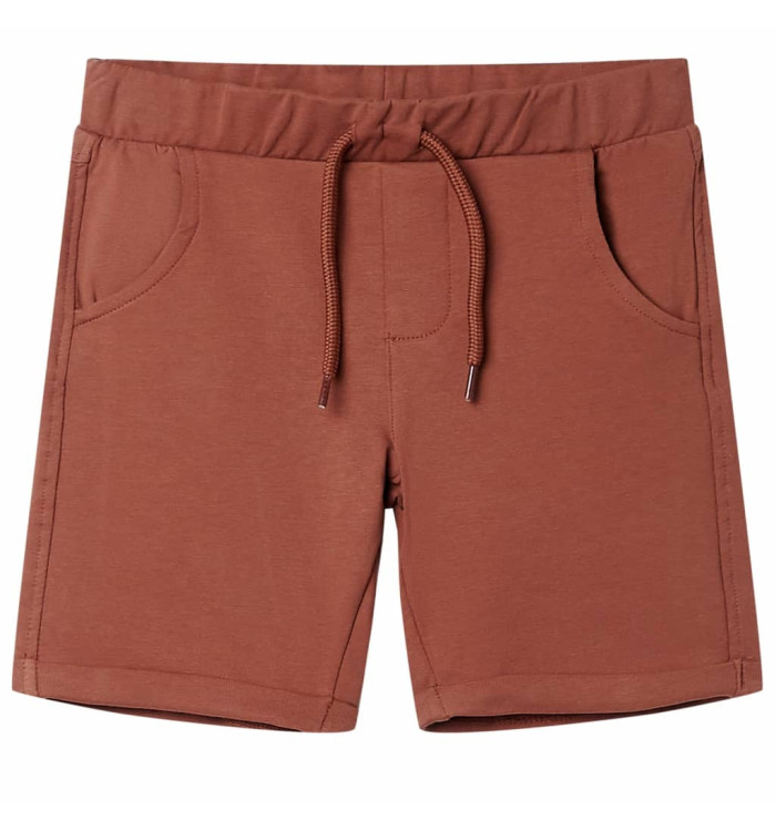 Short pour enfants avec cordon de serrage marron 92 | Mobilier & Déco