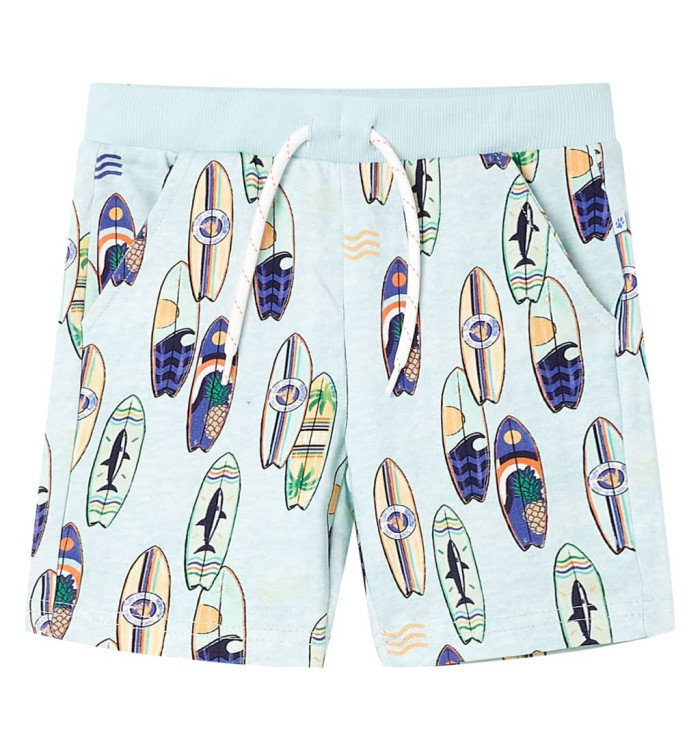 Short pour enfants à cordon de serrage mélange bleu pâle 140 | Mobilier & Déco