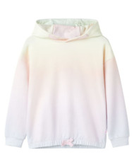 Sweatshirt à capuche pour enfants blanc étincelant 140 | Mobilier & Déco