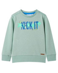 Sweatshirt pour enfants kaki clair 116 | Mobilier & Déco