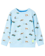 Sweatshirt pour enfants mélange bleu clair 116 | Mobilier & Déco