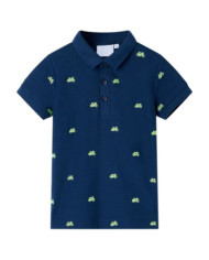 Polo pour enfants bleu marine 116 | Mobilier & Déco