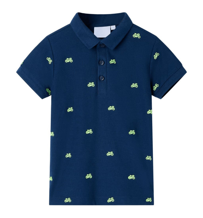 Polo pour enfants bleu marine 140 | Mobilier & Déco