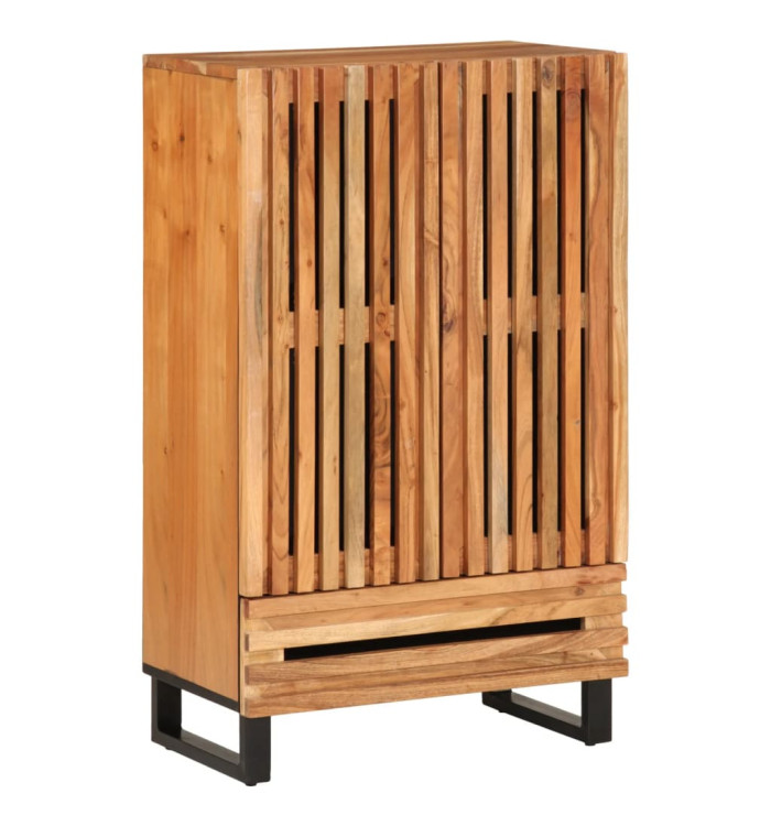 Buffet haut 60x34x100 cm bois massif d'acacia | Mobilier & Déco