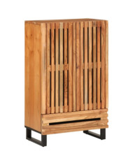 Buffet haut 60x34x100 cm bois massif d'acacia | Mobilier & Déco