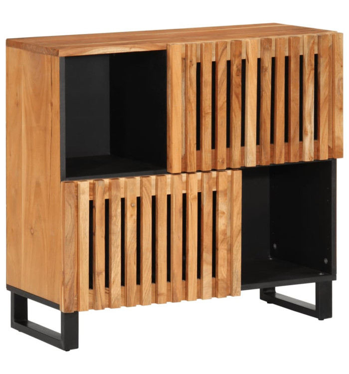 Buffet 80x34x75 cm bois d'acacia massif | Mobilier & Déco