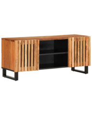 Meuble TV 105x34x46 cm bois d'acacia massif | Mobilier & Déco