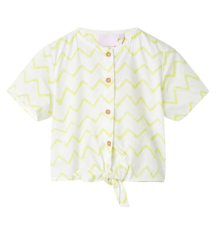 T-shirt pour enfants écru 116 | Mobilier & Déco