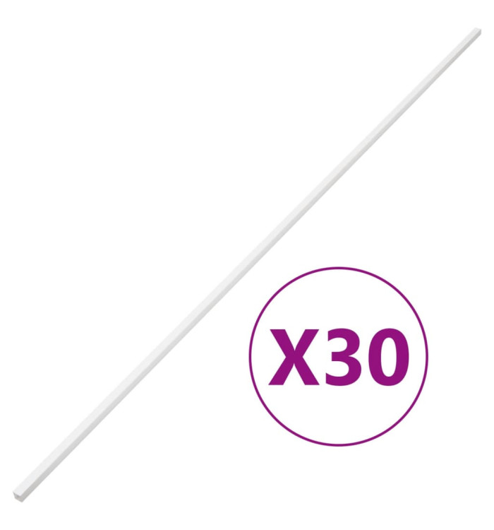 Goulotte de câble 10x10 mm 30 m PVC | Mobilier & Déco