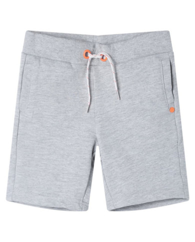 Short pour enfants avec cordon de serrage gris 92 | Mobilier & Déco