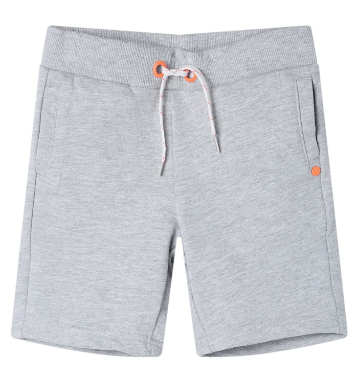 Short pour enfants avec cordon de serrage gris 92 | Mobilier & Déco
